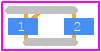 BZX584C7V5-HG3-08 - Vishay PCB footprint - Small Outline Diode Flat Lead - Small Outline Diode Flat Lead - sod-523