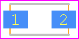 SS16 - Multicomp Pro PCB footprint - Diodes Moulded Non Polarised - Diodes Moulded Non Polarised - SS16