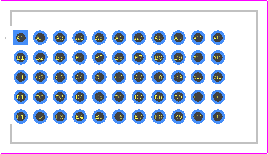 104704 - TE Connectivity PCB footprint - Other - Other - 104704-2