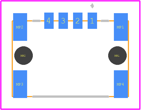 214012 - TE Connectivity PCB footprint - Other - Other - 214012-1