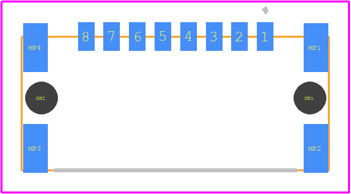 214014 - TE Connectivity PCB footprint - Other - Other - 214014-2
