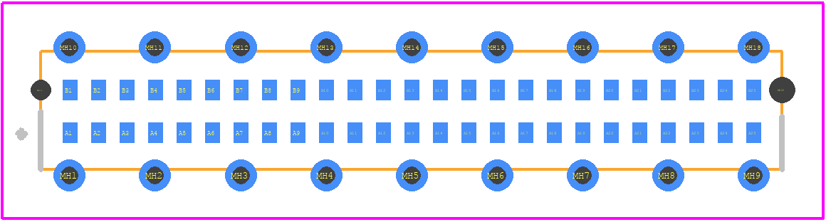 224515 - TE Connectivity PCB footprint - Other - Other - 224515-1