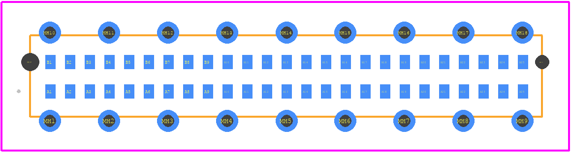 224517 - ERNI PCB footprint - Other - Other - 224517-1