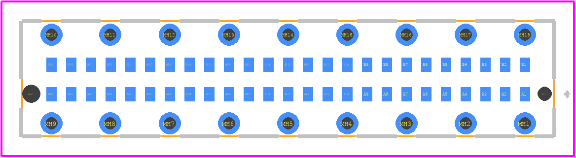 224558 - TE Connectivity PCB footprint - Other - Other - 224558-3