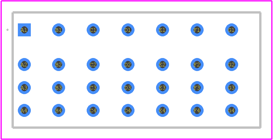 254016 - TE Connectivity PCB footprint - Other - Other - 254016-1