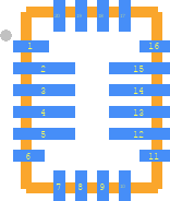 MP2625GL-P - Monolithic Power Systems (MPS) PCB footprint - Other - Other - MP2625GL-P