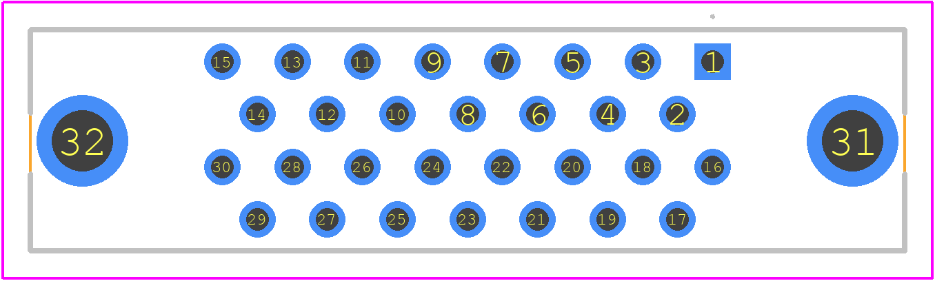 TX24-30R-6ST-H1E - JAE PCB footprint - Other - Other - TX24-30R-6ST-H1E-2