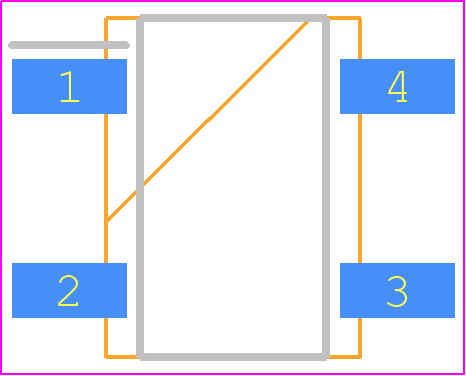DB207S - HY Electronic PCB footprint - Small Outline Packages - Small Outline Packages - DB207S