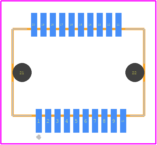1658197-1 - TE Connectivity PCB footprint - Other - Other - 1658197-1-1