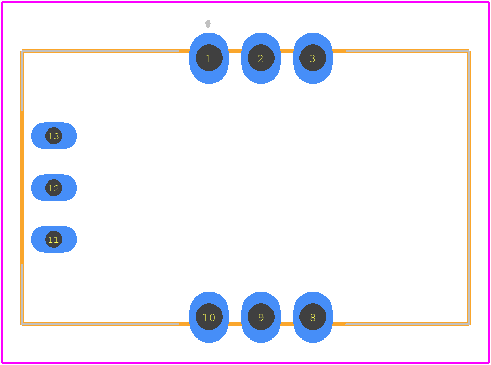 CAS 6-NP - LEM PCB footprint - Other - Other - CAS 6-NP-2