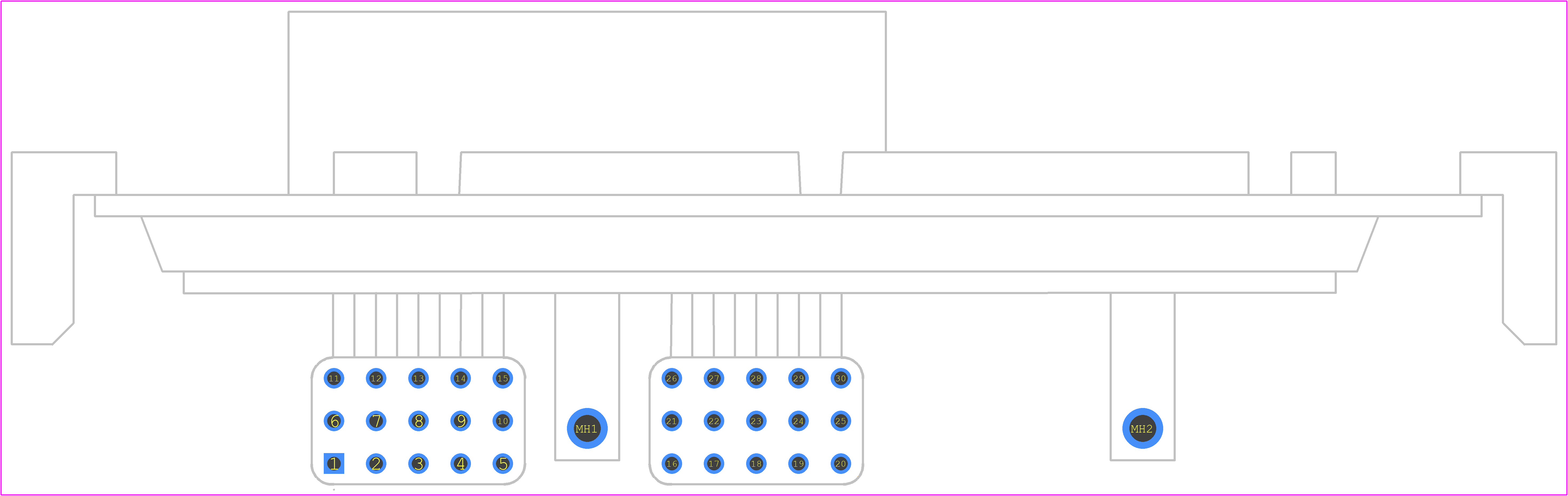 5810130046 - Cinch Connectivity Solutions PCB footprint - Other - Other - 5810130046-9