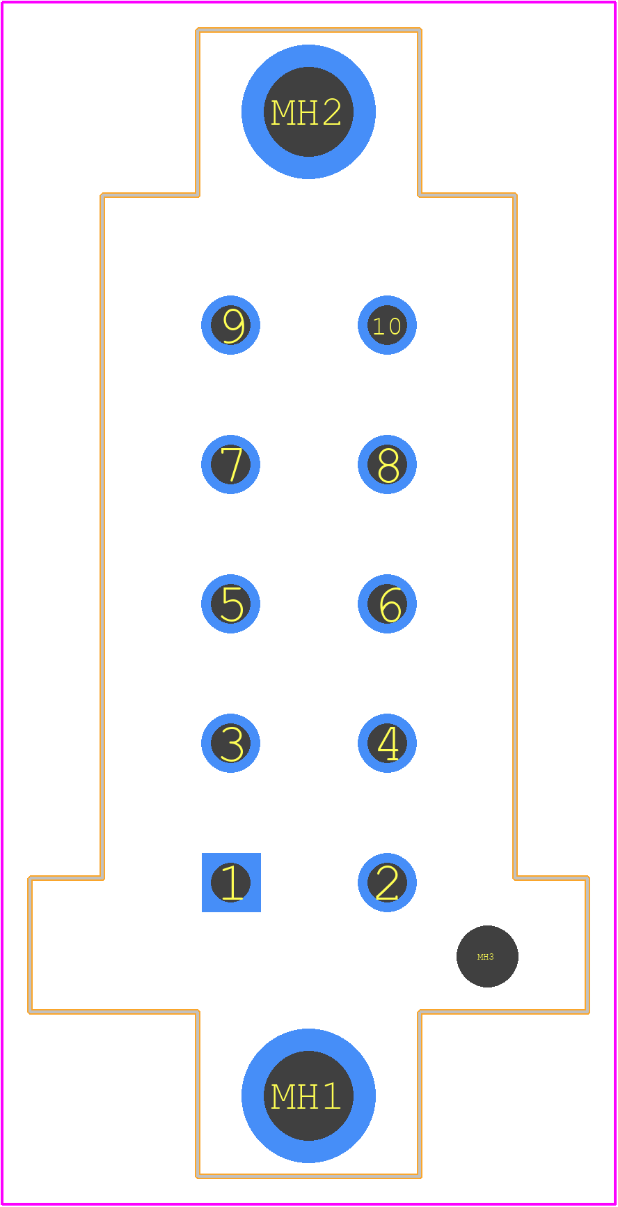 963357-4 - TE Connectivity PCB footprint - Other - Other - 963357-4-4