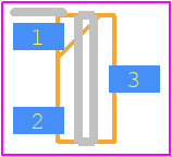 DMN67D8L-7 - Diodes Incorporated PCB footprint - SOT23 (3-Pin) - SOT23 (3-Pin) - SOT23-2024_1