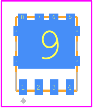 STL66N3LLH5 - STMicroelectronics PCB footprint - Other - Other - PowerFLAT™ (5x6)_rev2