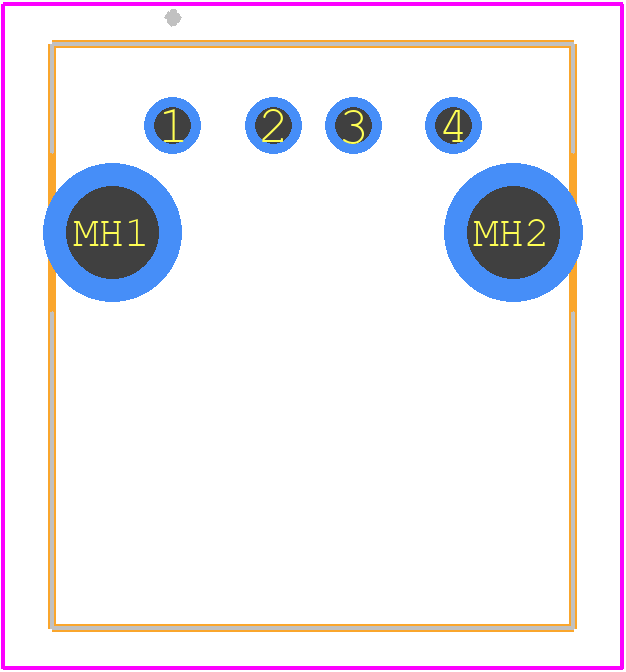 UJ2-AH-4-TH - Same Sky PCB footprint - Other - Other - UJ2-AH-4-TH-1