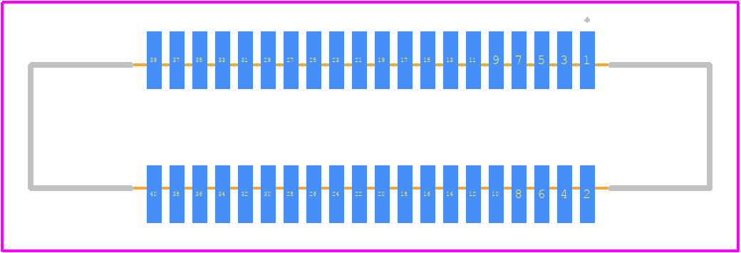 FX6A-40P-0.8SV2(71) - Hirose PCB footprint - Other - Other - FX6A-40P-0.8SV2(71)-2