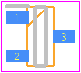 BSS159NH6327XTSA2 - Infineon PCB footprint - SOT23 (3-Pin) - SOT23 (3-Pin) - SOT23-ren1