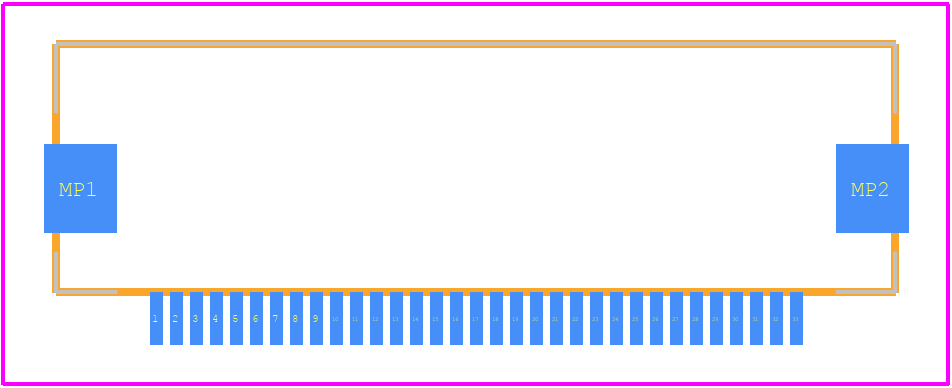 FH12A-33S-0.5SH(55) - Hirose PCB footprint - Other - Other - FH12A-33S-0.5SH(55)-2