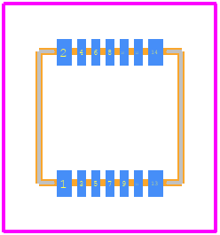 AXK814145WG - Panasonic PCB footprint - Other - Other - AXK814145WG-1