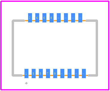 XF2B-1745-31A - OMRON Electronics PCB footprint - Other - Other - XF2B-1745-31A-2