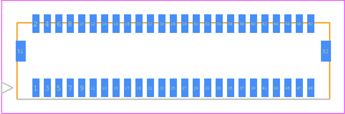 2035655027 - Molex PCB footprint - Other - Other - 20356550YY