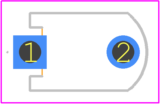 52 - Keystone Electronics PCB footprint - Other - Other - 52-2