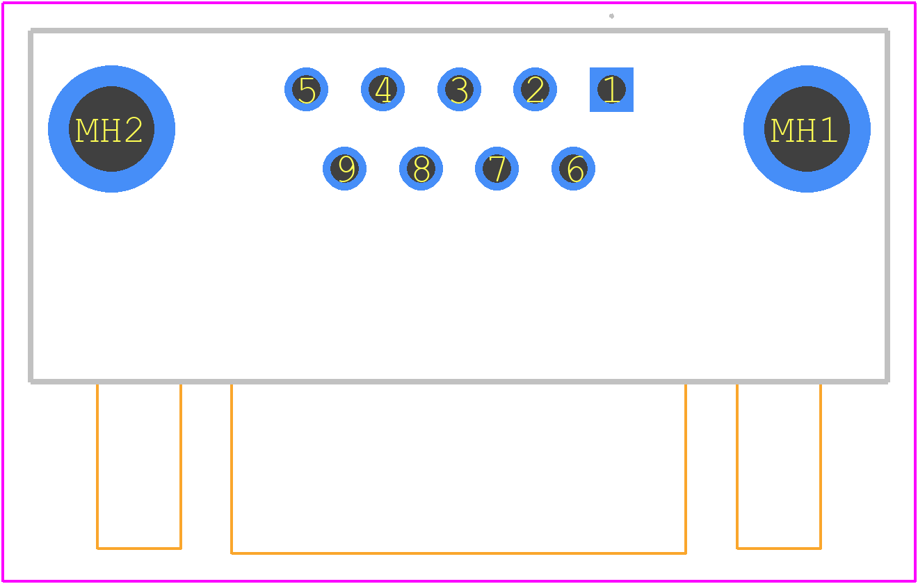 5788803-1 - TE Connectivity PCB footprint - Other - Other - 5788803-1-1