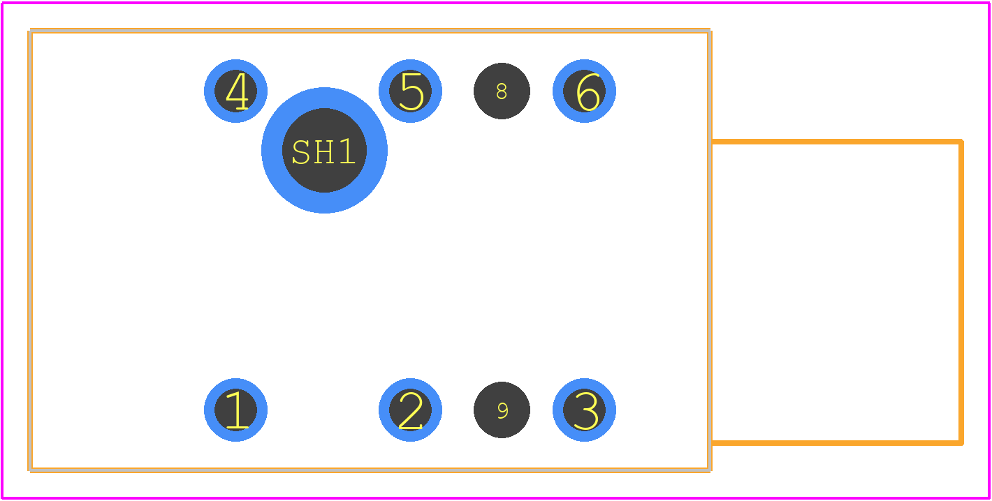 ACJS-HHOP - Amphenol PCB footprint - Other - Other - ACJS-HHOP-2