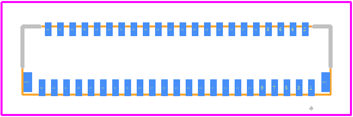 FH35C-45S-0.3SHW(50) - Hirose PCB footprint - Other - Other - FH35C-45S-0.3SHW(50)-7