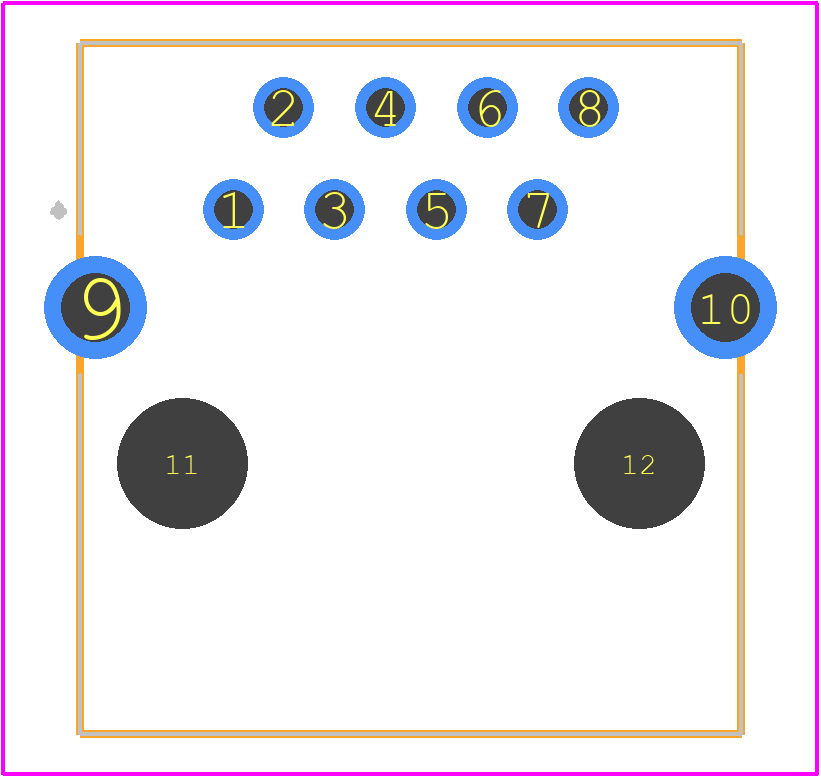 SS-7188VS-A-FLS - BelFuse PCB footprint - Other - Other - SS-7188VS-A-FLS