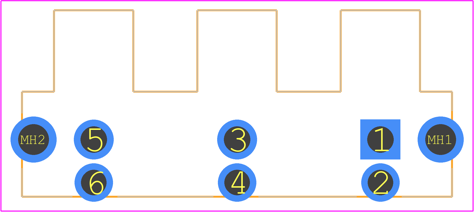 RCJ-32234 - Same Sky PCB footprint - Other - Other - RCJ-32234-4