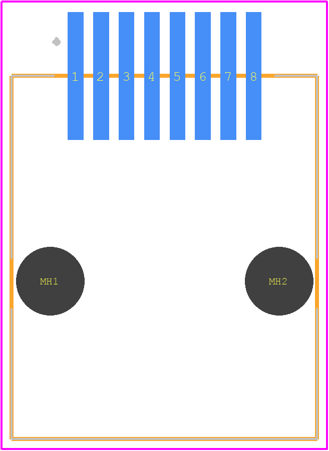 0955016889 - Molex PCB footprint - Other - Other - 0955016889-1