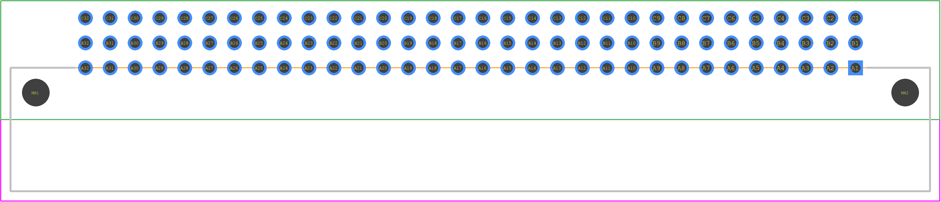 09036966919 - HARTING PCB footprint - Other - Other - 09036966919-10