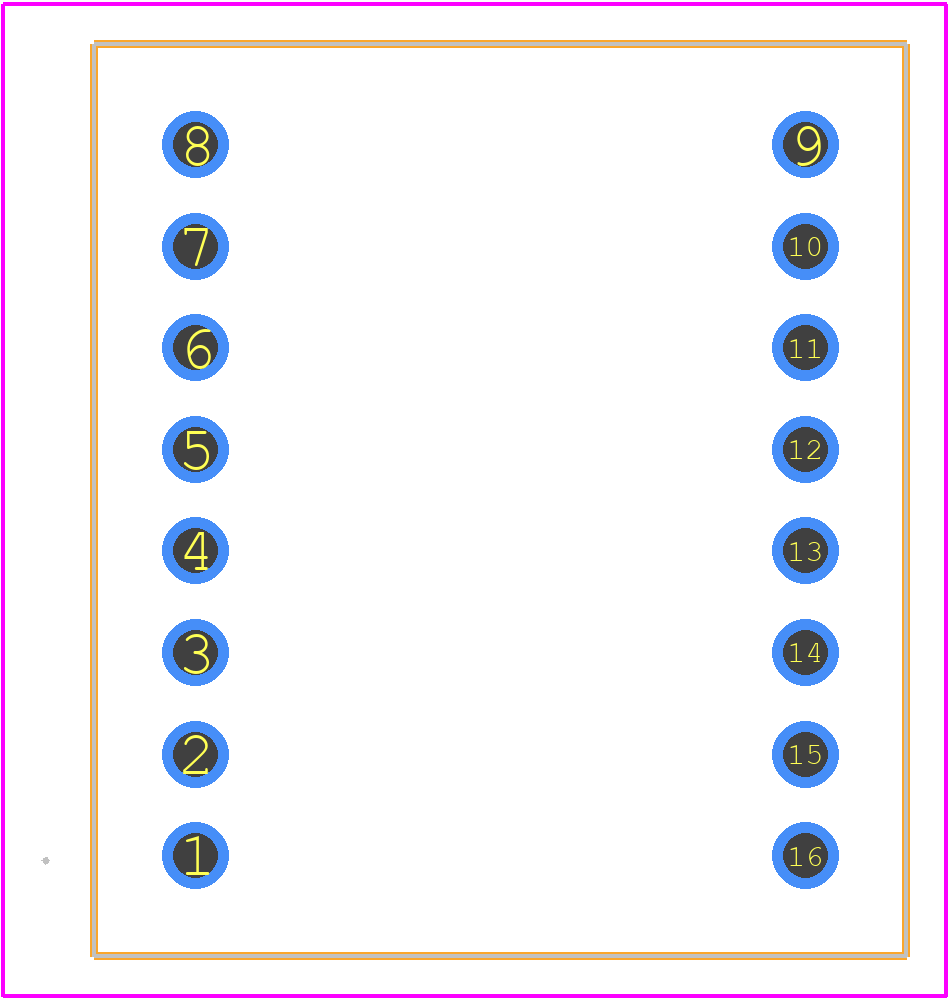 LCQT-SOIC16W - ARIES PCB footprint - Other - Other - LCQT-SOIC16W-1