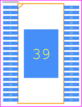 D2-24044-MR - Renesas Electronics PCB footprint - Small Outline Packages - Small Outline Packages - M38.173C-+