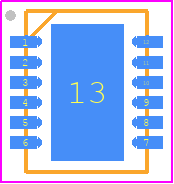 ISL78322ARZ-T - Renesas Electronics PCB footprint - Small Outline No-lead - Small Outline No-lead - dfn12
