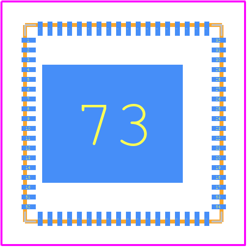 ISLA212P25IRZ - Renesas Electronics PCB footprint - Other - Other - L72.10x10E