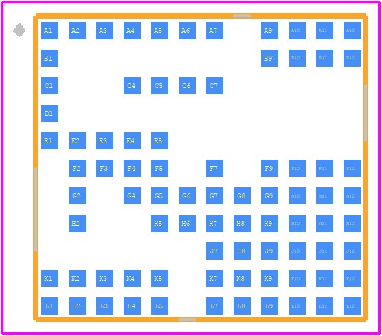 ISL8280MFRZ - Renesas Electronics PCB footprint - Other - Other - Y83.12x11 Rev 0, 3/18
