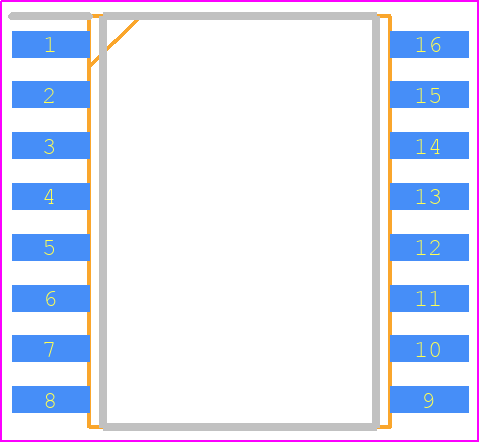 ISL32741EIBZ-T - Renesas Electronics PCB footprint - Small Outline Packages - Small Outline Packages - ISOICW-16