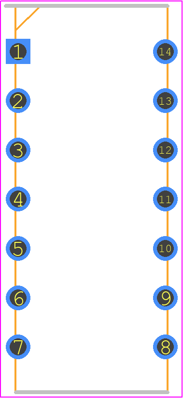 HS1-139RH-Q - Renesas Electronics PCB footprint - Dual-In-Line Packages - Dual-In-Line Packages - D14.3