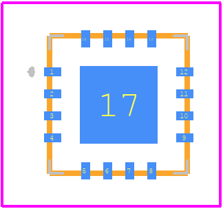 ISL78233AARZ - Renesas Electronics PCB footprint - Other - Other - L16.5x5D