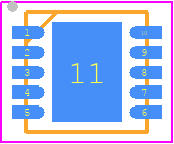 ISL6341ACRZ - Renesas Electronics PCB footprint - Small Outline No-lead - Small Outline No-lead - L10.3x3B-