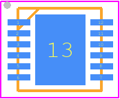 ISL9110IRTAZ-T7A - Renesas Electronics PCB footprint - Small Outline No-lead - Small Outline No-lead - L12.3x3C 12 LEAD THIN DUAL FLAT NO-LEAD PLASTIC PACKAGE (0.4mm PITCH)