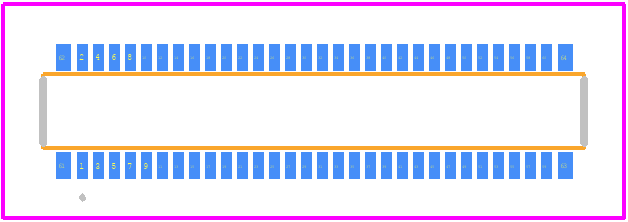 DF40C-60DP-0.4V(51) - Hirose PCB footprint - Other - Other - DF40C-60DP-0.4V(51)-1
