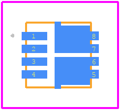SISF00DN-T1-GE3 - Vishay PCB footprint - Other - Other - PowerPAK 1212-8S CD