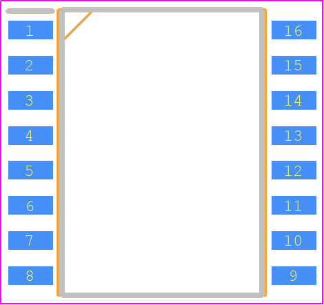 1ED020I12F2XUMA1 - Infineon PCB footprint - Small Outline Packages - Small Outline Packages - 1ED020I12F2XUMA1-1