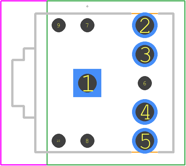 FC68133 - CLIFF ELECTRONIC COMPONENTS PCB footprint - Other - Other - FC68133-2