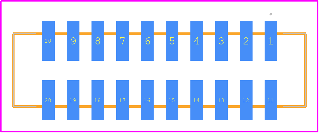 M80-8282042 - Harwin PCB footprint - Other - Other - M80-8282042-20
