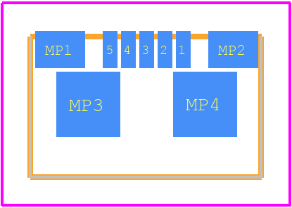 2173157-3 - TE Connectivity PCB footprint - Other - Other - 2173157-3-2