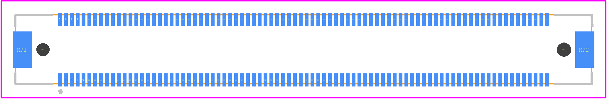 FX10A-168P-SV(85) - Hirose PCB footprint - Other - Other - FX10A-168P-SV(85)-1